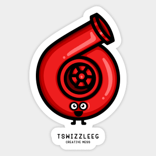 Cutest Turbo - Red Sticker